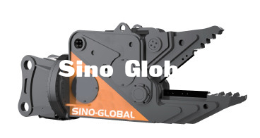 Sino Global Hydraulic Excavator Scrap Shear For Komatsu Sany CAT