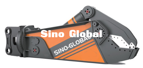 Sino Global Hydraulic Excavator Scrap Shear For Komatsu Sany CAT